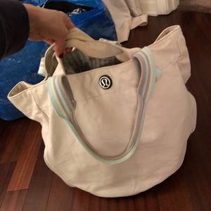 Lululemon canvas tote